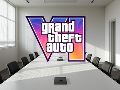 Konferans odasında gösterilen GTA 6 logosu