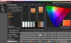 ColorChecker before calibration