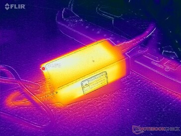 AC adaptörü zorlu yükleri çalıştırırken 35 C'ye ulaşır