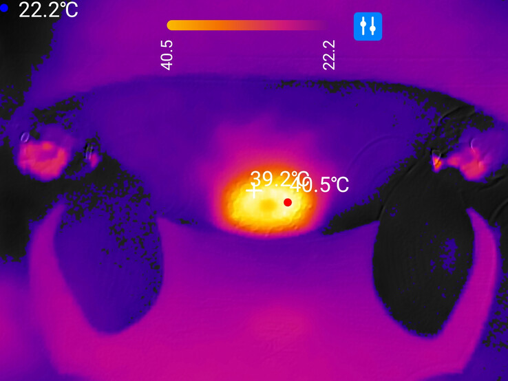 Maksimum sıcaklık yaklaşık 40 C (104 F)