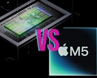 Nvidia'nın RTX Spark'ı ile Apple'ın M5 Pro'sunun karşılaştırması (görselde M5 ailesinden bir çip yer alıyor).