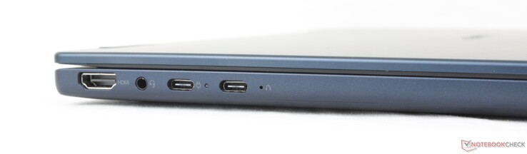 Sol: HDMI (4K60), 3,5 mm kulaklık, 2x USB-C (10 Gbps) w/ DisplayPort 1.4 + Güç Dağıtımı (65 W)