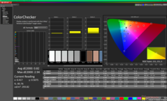 Kalibrasyon sonrası ColorChecker