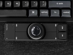 Siyah renkli Keychron Nape Pro kablosuz trackball fare