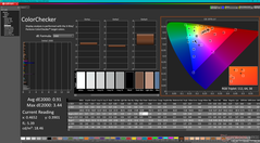 Kalibrasyondan sonra ColorChecker