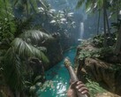 Şu anda Steam'de satışta olan Green Hell oyunundaki ormanı gösteren bir görsel.
