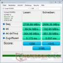Razer Blade 16 Thunderbolt üzerinde AS SSD - EX400U