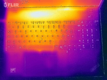 Yüzey sıcaklıkları stres testi (üst taraf)