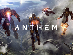 Anthem'in logosunun orijinal oyun tanıtımından bir ekran görüntüsü (görüntü kaynağı EA)