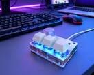 SayoDevice O3C mini Hall-effect tuş takımı, Hall-effect tuşlar, RGB tuşlar ve metal döner düğme