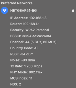 Only 80 MHz and therefore 1200 Mbit/s via WiFi 6