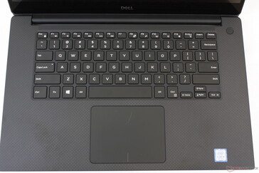 Same keyboard layout and clickpad as the last generation XPS 15 9570/9560