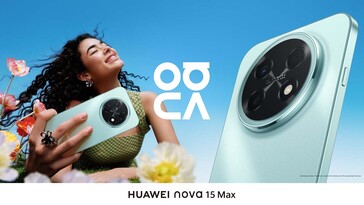 Mavi renkli Huawei Nova 15 Max