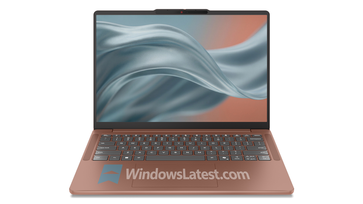 Turuncu-kahverengi renkli Lenovo IdeaPad Vibe'nin sızdırılmış görüntüsü.
