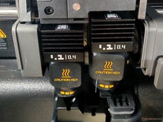 Bambu X2D (Combo) standart olarak 0,4 mm nozullarla birlikte gönderilir