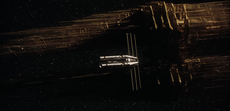 Rocky'nin uzay gemisi bile ona dokunsal geri bildirimde bulundu.