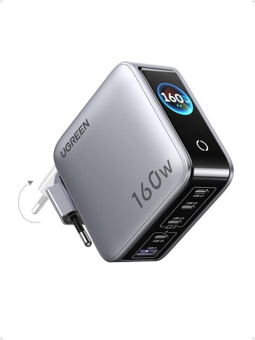 Ugreen Nexode Pro 160W, AB fişli