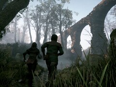 Steam'de şu anda %90 indirimli olan A Plague Tale: Innocence oyunundaki iki karakteri gösteren bir görsel.