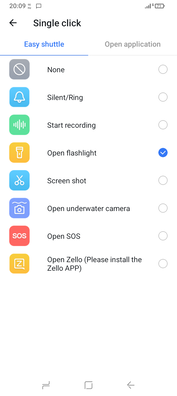 Özel eylem düğmesinin ne yapacağını seçme. (Resim kaynağı: Sergey Tarasov - Notebookcheck)
