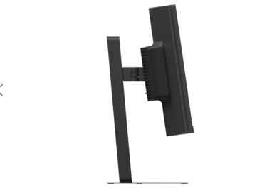 Lenovo Legion 34W 2c oyun monitörünün yan görünümü