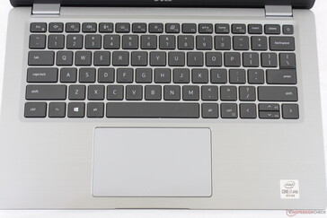 Keyboard layout has changed from the Latitude 7400 and the clickpad is now larger than before
