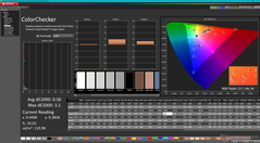 Kalibrasyondan sonra ColorChecker