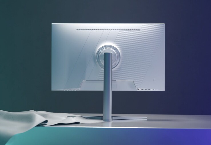 JapanNext 6K monitör zarif ve ilginç bir tasarım diline sahip.