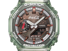 Casio GA-2100CC-3A'nın kadranına yakından bakış.