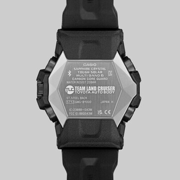 G-Shock GWG-B1000TLC-1 kasa arkası (Görsel kaynağı: Casio)