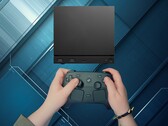 Steam Machine ile birlikte gösterilen Steam Controller