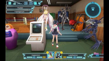 Resimde görülüyor: Digimon World'den bir oynanış ekran görüntüsü: Sonraki Düzen.