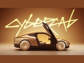 Tesla CyberCab tanıtım videosundan alınan ve aracın yandan görünümünü gösteren bir ekran görüntüsü