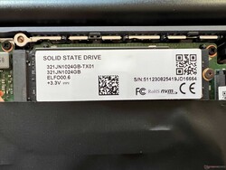 M.2 2280 SSD, PCIe 4.0 üzerinden bağlanır.