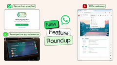 WhatsApp'ın en son iyileştirmeleri arasında iPad'den kayıt olma, geliştirilmiş PDF desteği ve müzik paylaşımı yer alıyor. 