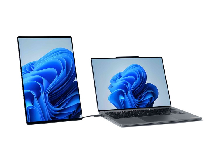 Lenovo'nun sızdırılan ThinkBook Modular AI konsepti.