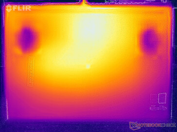 Stres testi yüzey sıcaklıkları (alt)