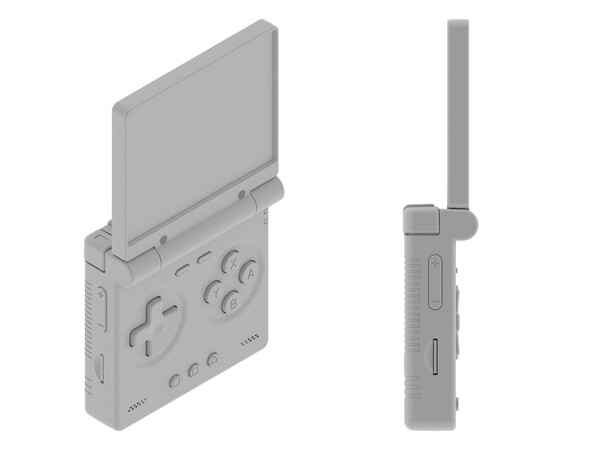 Miyoo kapaklı el bilgisayarının her iki yanında birer TF kart yuvası bulunmaktadır.