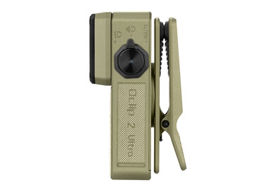 Olight Oclip 2 serisi el fenerlerinin yan tarafında bir döner seçici anahtar ve güç düğmesi bulunur.