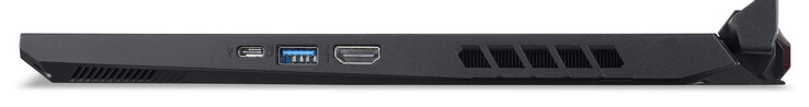Sağ taraf: USB 3.2 Gen 2 (Tip-C), USB 3.2 Gen 2 (Tip-A), HDMI