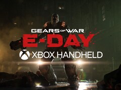 Gears of War: E-Day afişindeki Xbox Handheld logosu