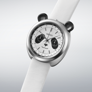 Beyaz Seiko power design project panda kronograf