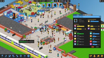 Overcrowd'daki bir arayüzü gösteren bir görüntü: Bir Commute 'Em Up. (Resim kaynağı: Steam)