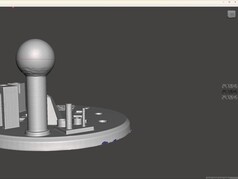 MeshMixer'da ölçülen Scanbench topunun çapı