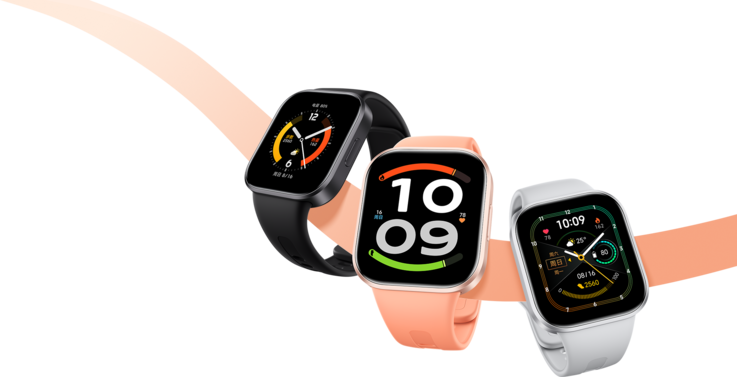 Redmi Watch 6 Active akıllı saat, (soldan sağa doğru) metalik gri, turuncu ve gümüş renk seçenekleriyle sunuluyor.