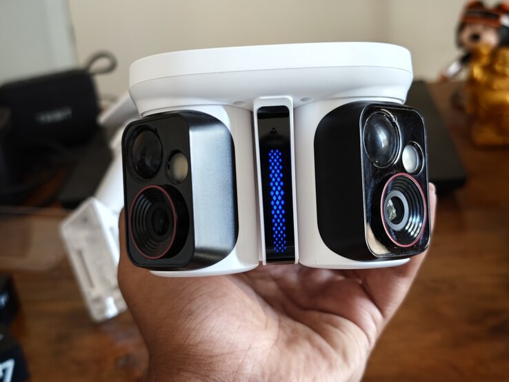 Baseus X1 Pro güvenlik kamerası iki bağımsız 3K lense sahiptir