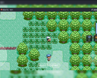 PokeDaisy, ek ekran katmanlarıyla bir Pokémon oyunu oynuyor