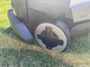 RockMow Z120 LiDAR'ın ön tekerlekleri yönlendirilebilir