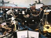2010'lu yıllardan Rockstar North Edinburgh'un Seviye Tasarımı departmanının bir fotoğrafı