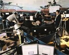 2010'lu yıllardan Rockstar North Edinburgh'un Seviye Tasarımı departmanının bir fotoğrafı