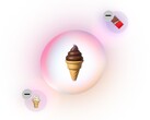 Genmoji örneği.